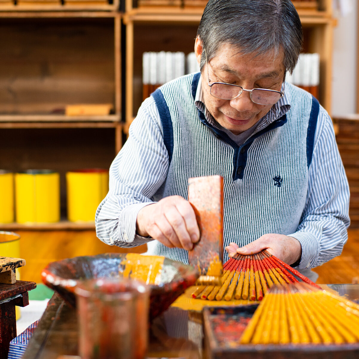 伝統工芸士 古井正弘さんの工房を訪れる – 箸蔵まつかん